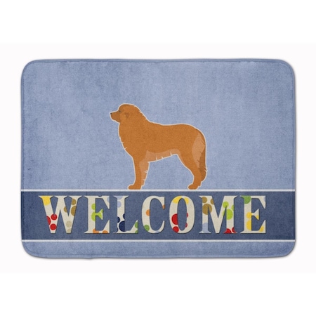 Carolines Treasures Leonberger Welcome Machine Washable Memory Foam Mat BB5562RUG
